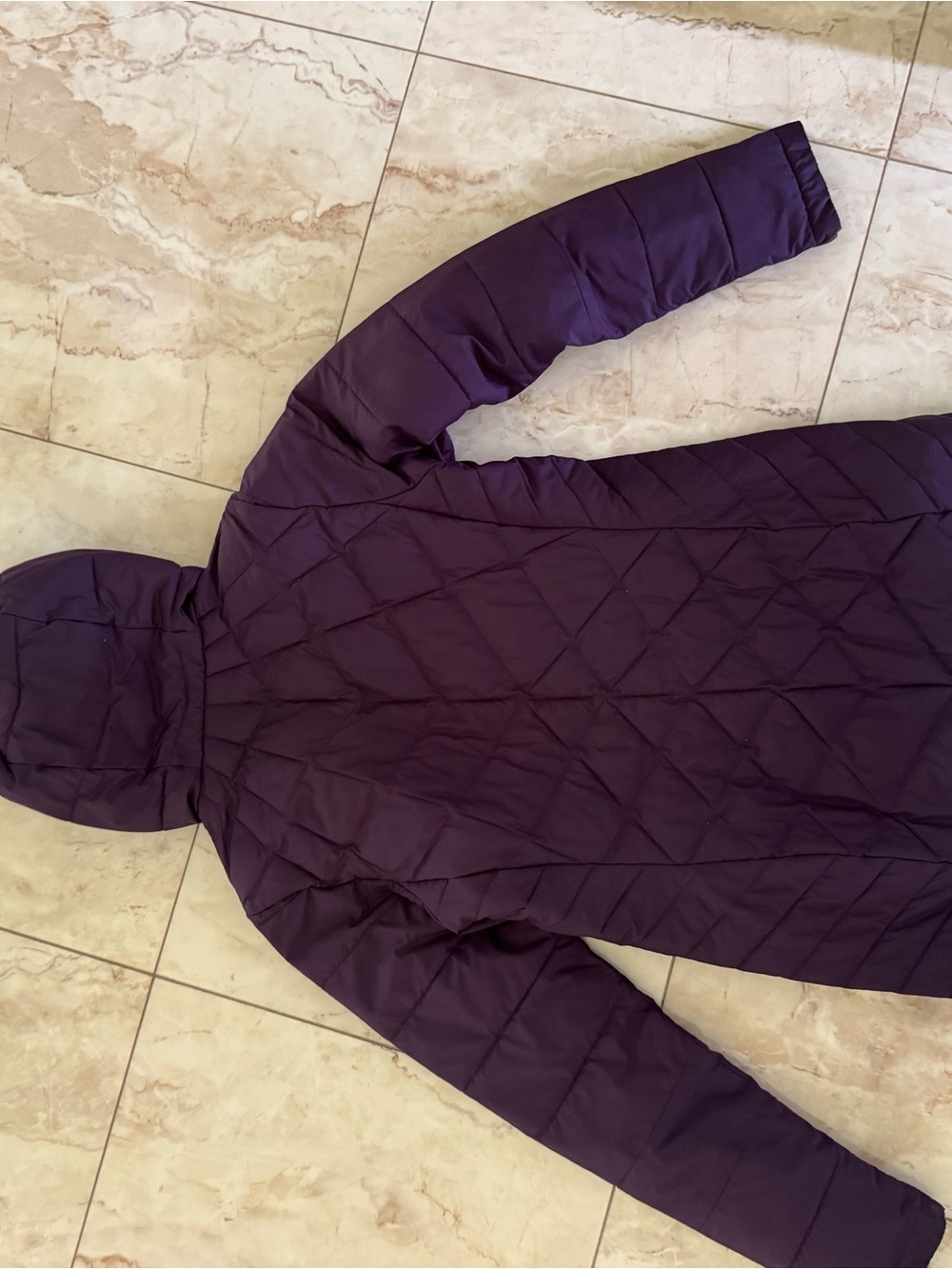 Columbia Women's Purple Hooded Coat SMALL OMNIHEAT - Picture 2 of 6